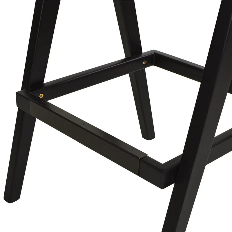 Milan - Modern Webbing Back Stool With Arms (Set of 3) by HouseOfZazla