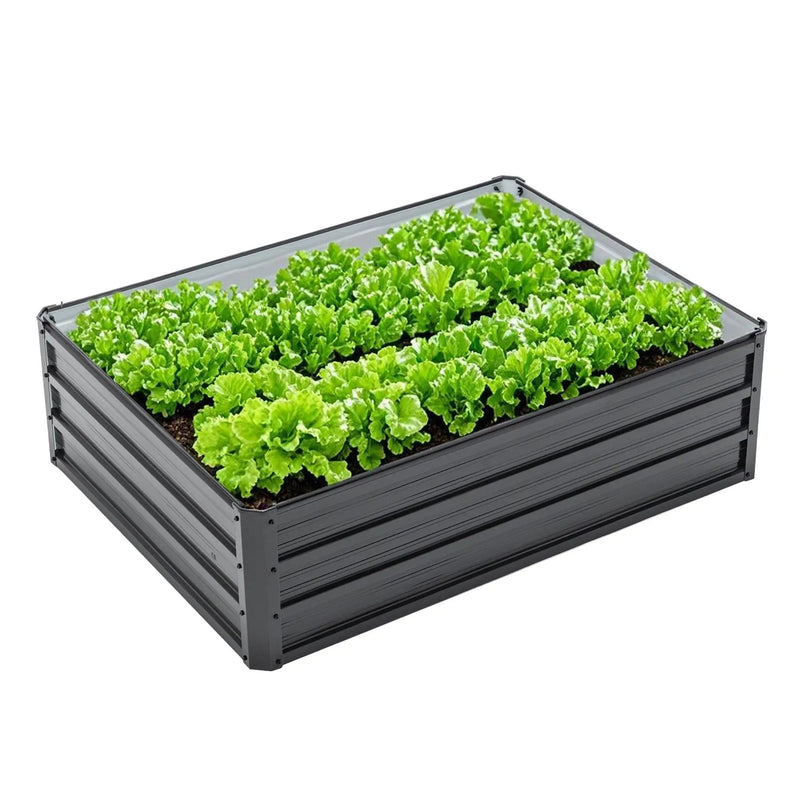 4x3x1ft Metal Raised Garden Bed by HouseOfZazla