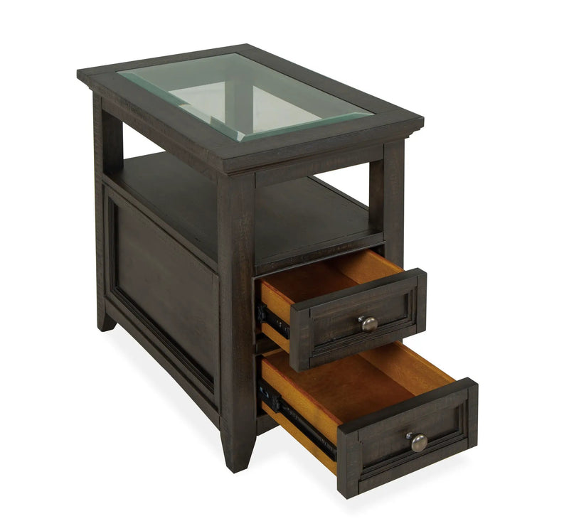 Westley Falls - Chairside End Table - Graphite by Unique Piece Furniture