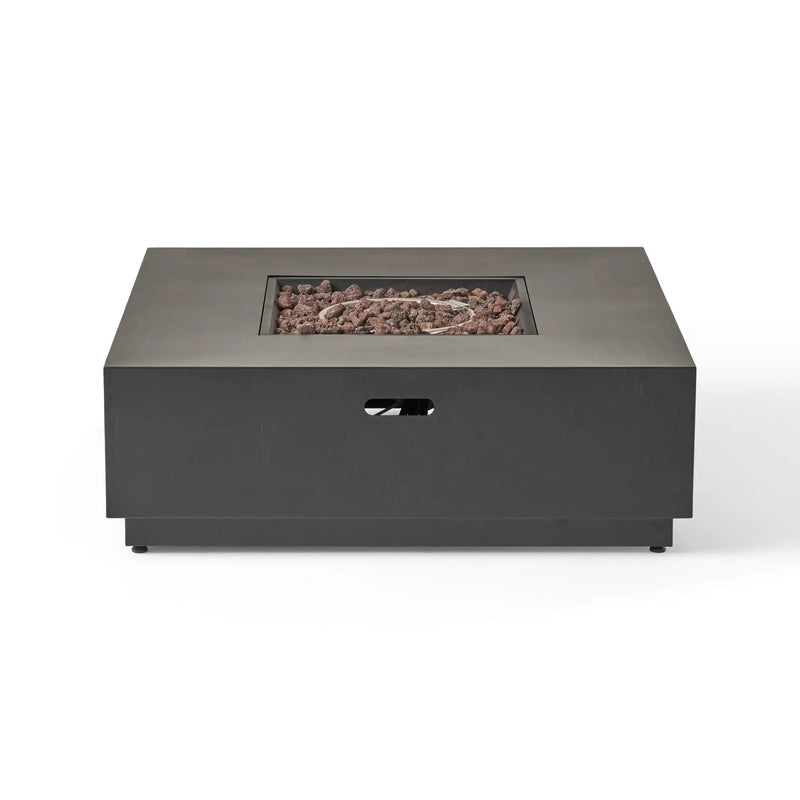 39'' Square Iron Fire Pit - 50,000 BTU by HouseOfZazla