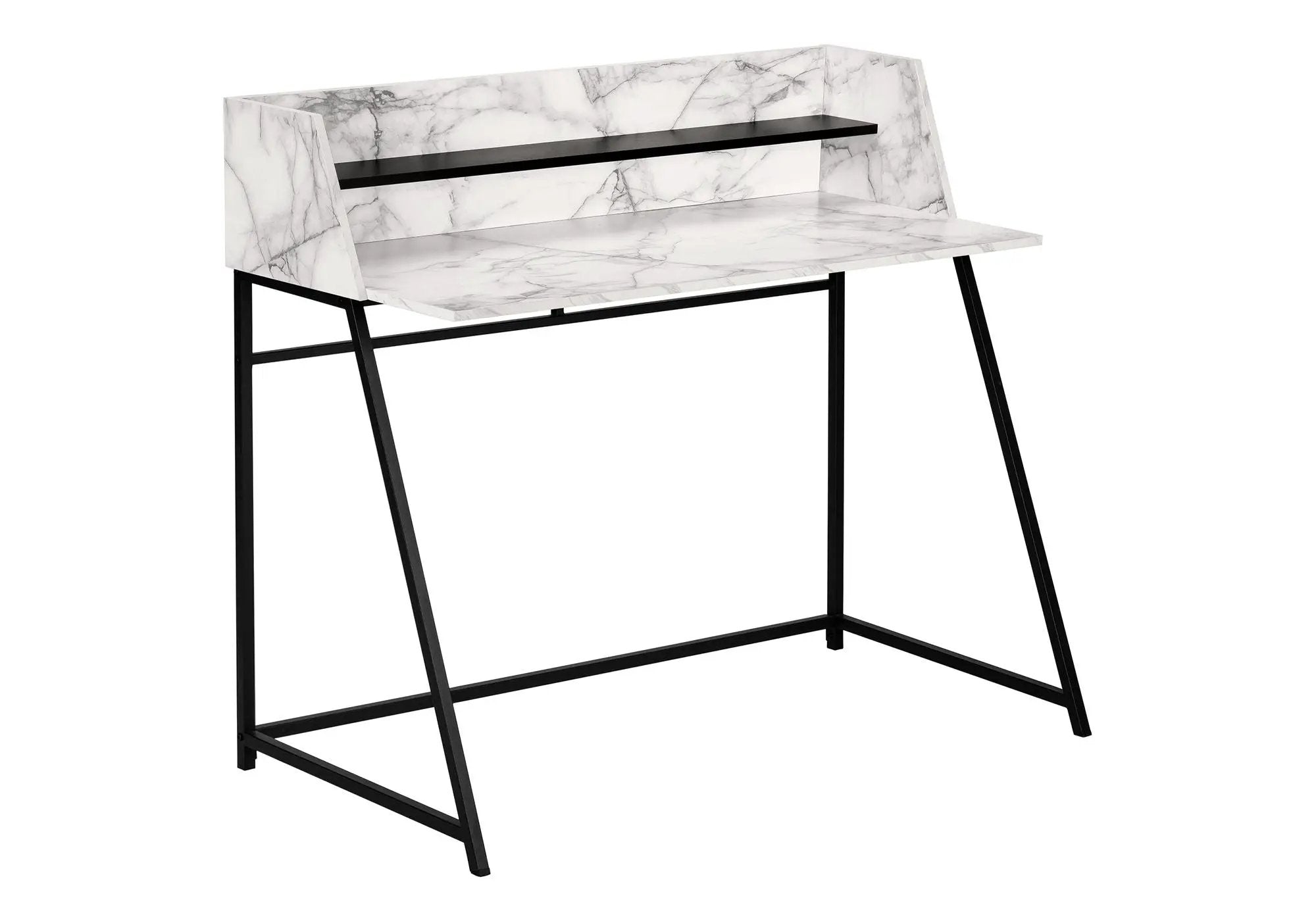 Computer Desk For Home Office Laptop, Storage Shelves, Contemporary & Modern by Unique Piece Furniture