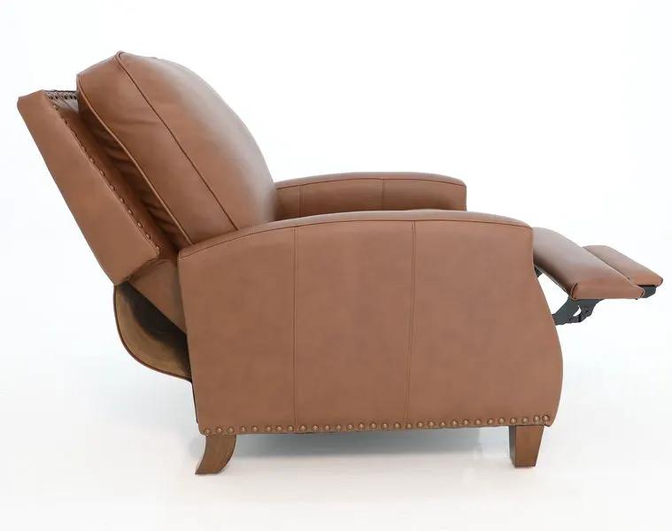 Melrose - Push Thru The Arm Recliner - Saddle by Unique Piece Furniture