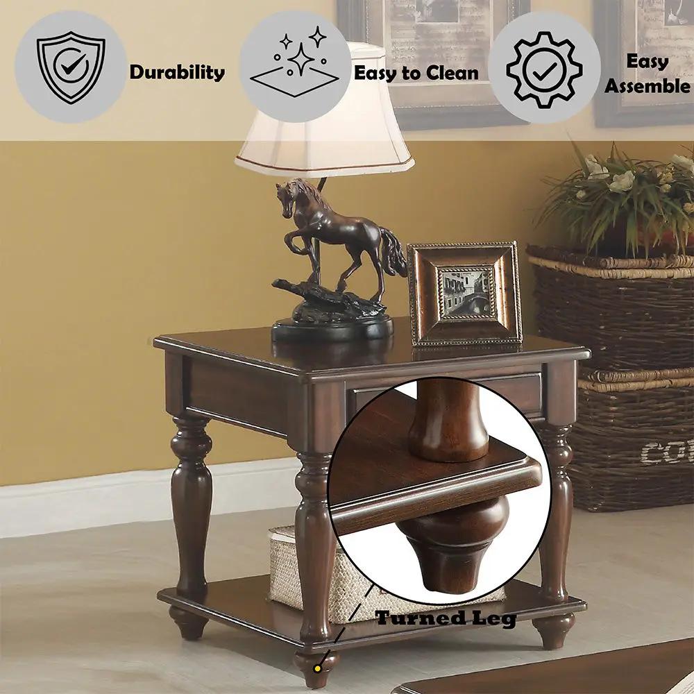 Farrel - End Table - Walnut by Unique Piece Furniture