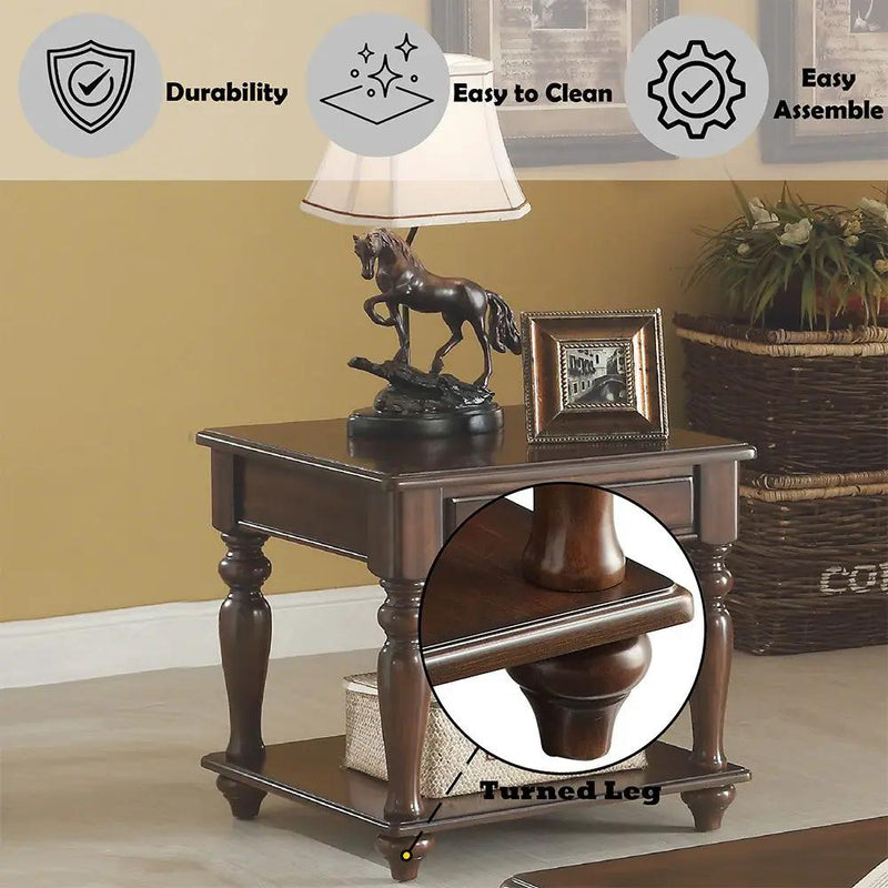 Farrel - End Table - Walnut by Unique Piece Furniture