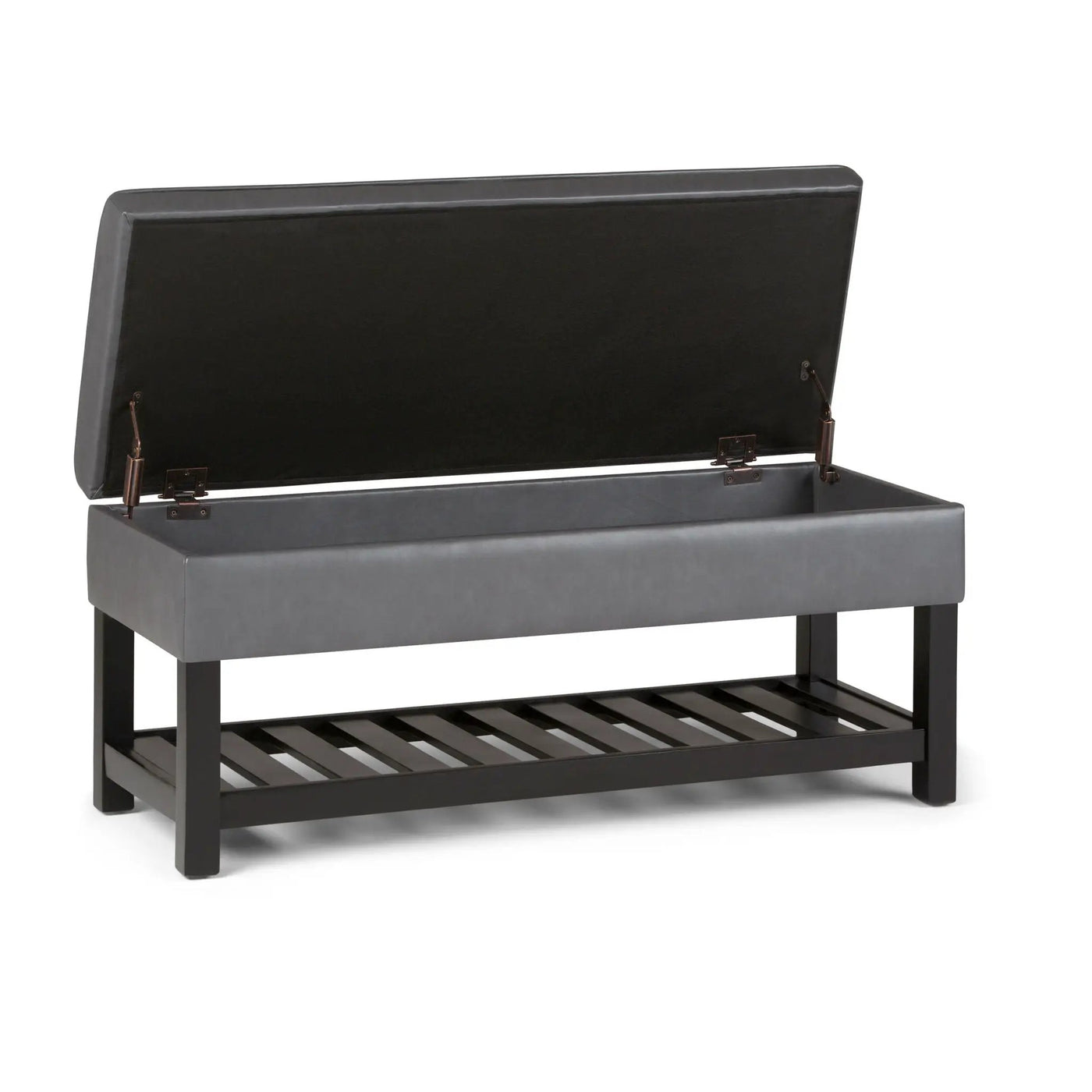 Cosmopolitan - Storage Ottoman Bench With Open Bottom by HouseOfZazla