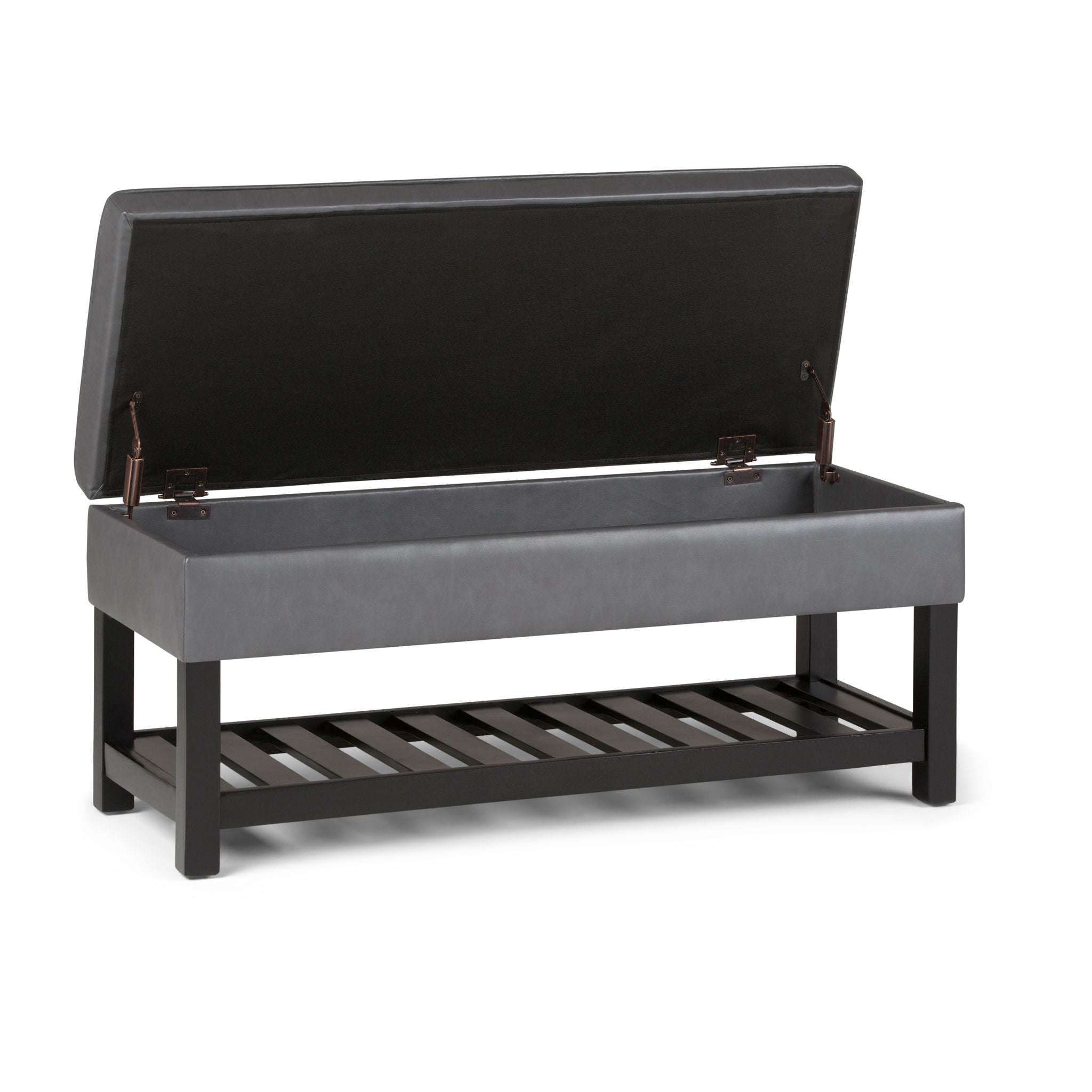 Cosmopolitan - Storage Ottoman Bench With Open Bottom by HouseOfZazla
