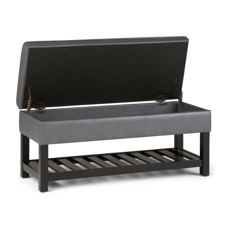 Cosmopolitan - Storage Ottoman Bench With Open Bottom by HouseOfZazla