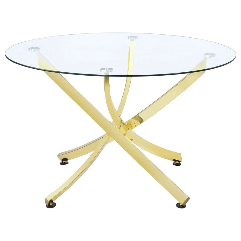 Orlette - Dining Table - Clear by HouseOfZazla