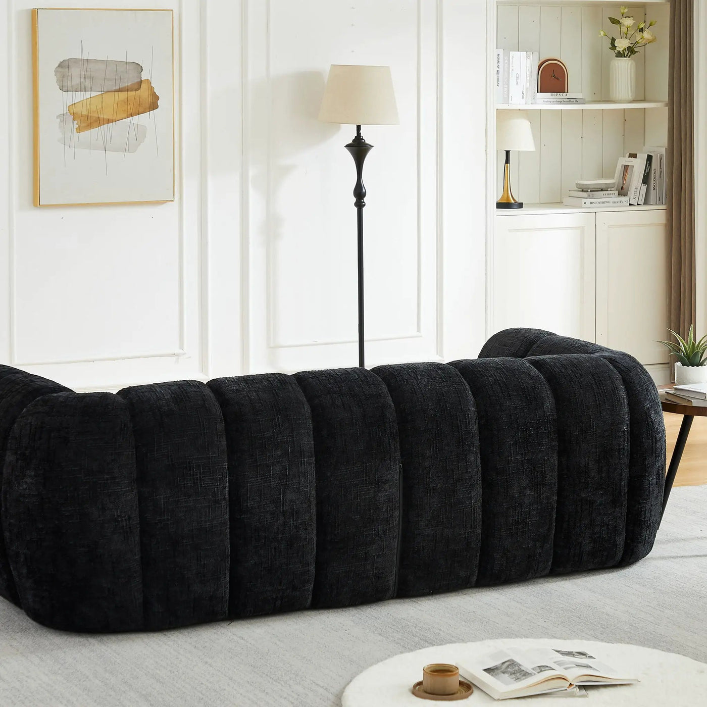 Modern Sofa With Piano Key Backrest by HouseOfZazla