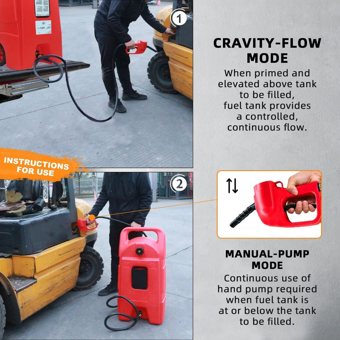 Gas Caddy With Wheels, Fuel Transfer Tank, Gasoline Diesel Can by HouseOfZazla