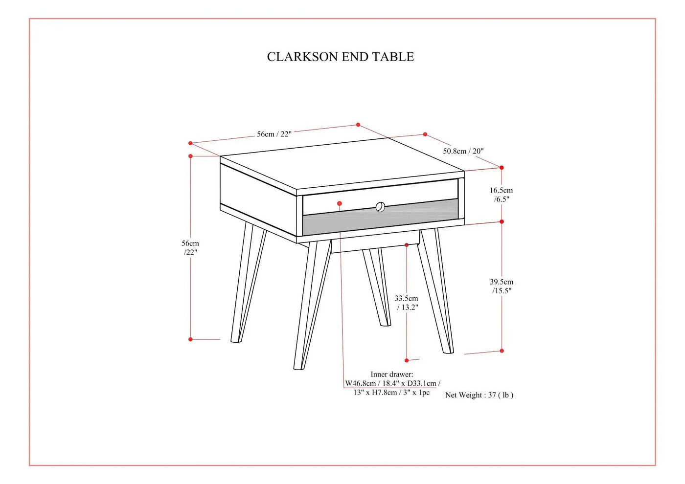 Clarkson - Rustic Table by HouseOfZazla