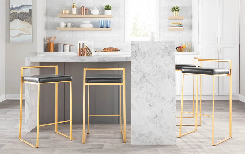 Fuji - Contemporary / Glam & Quality Construction Barstool by Unique Piece Furniture