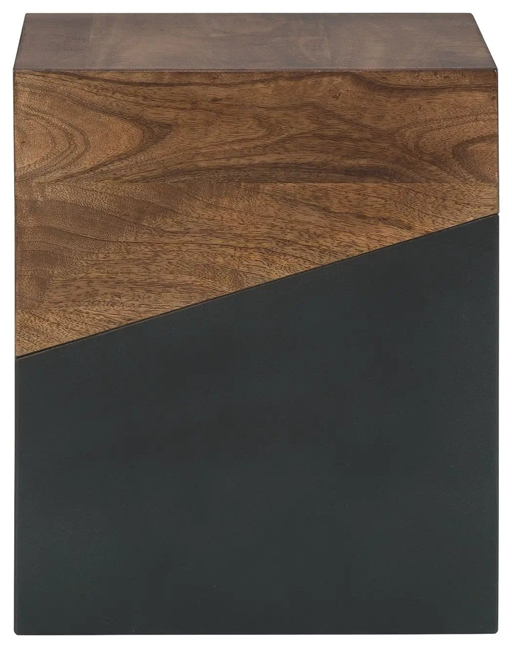 Trailbend - Accent Table - Brown / Gunmetal by Unique Piece Furniture