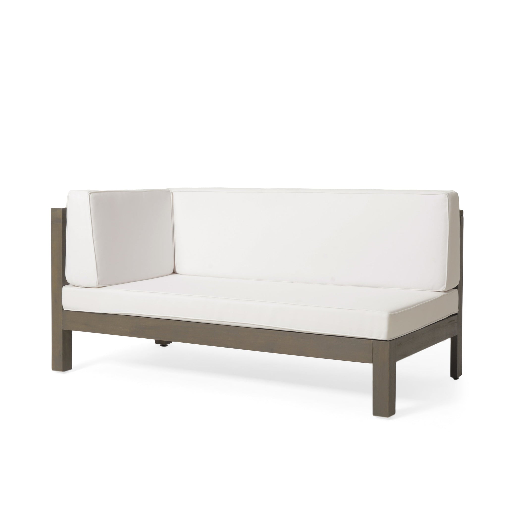 Brava X-Back 4-Piece White Outdoor Sofa Set by HouseOfZazla