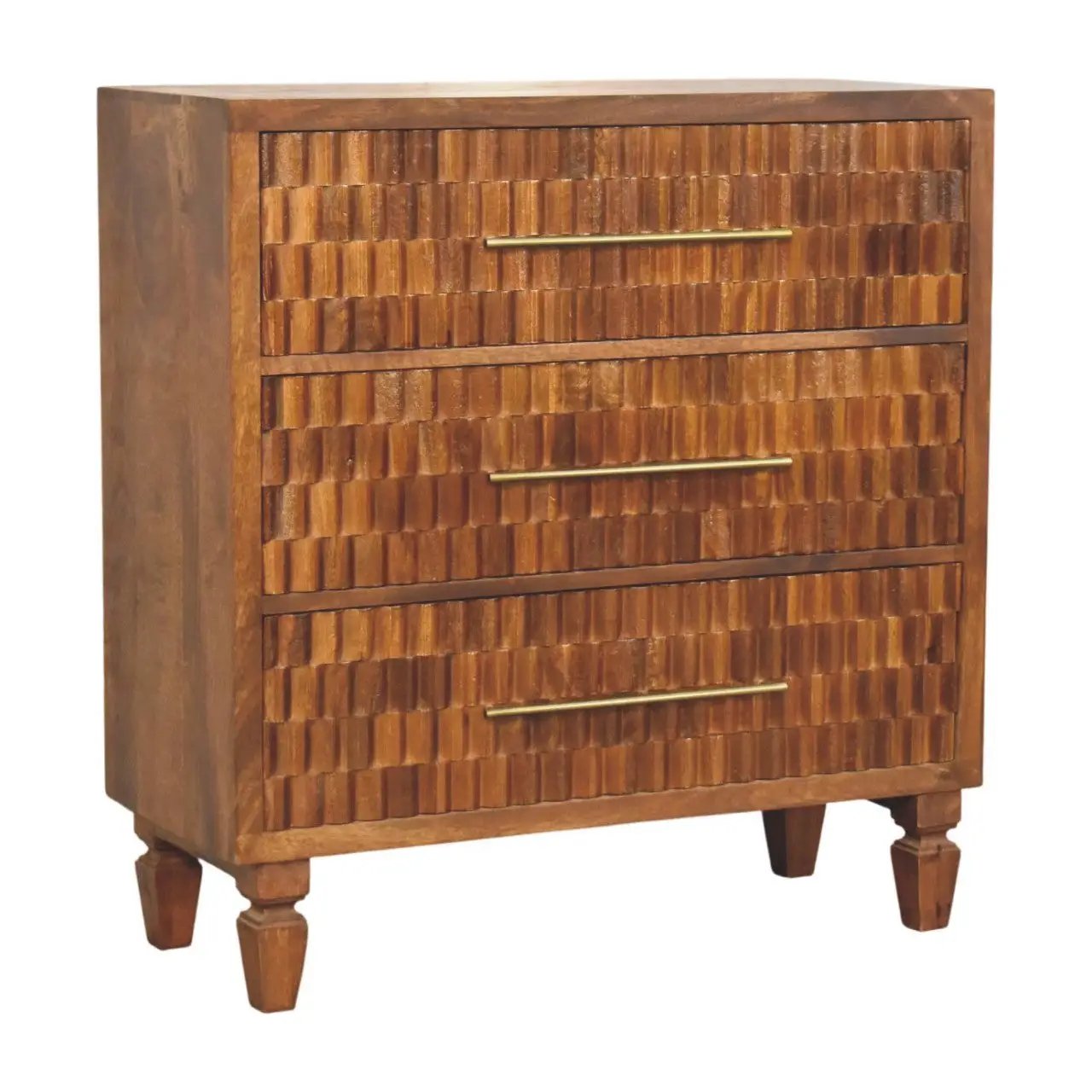 Solid Wood Cadiz Carved Chest by HouseOfZazla