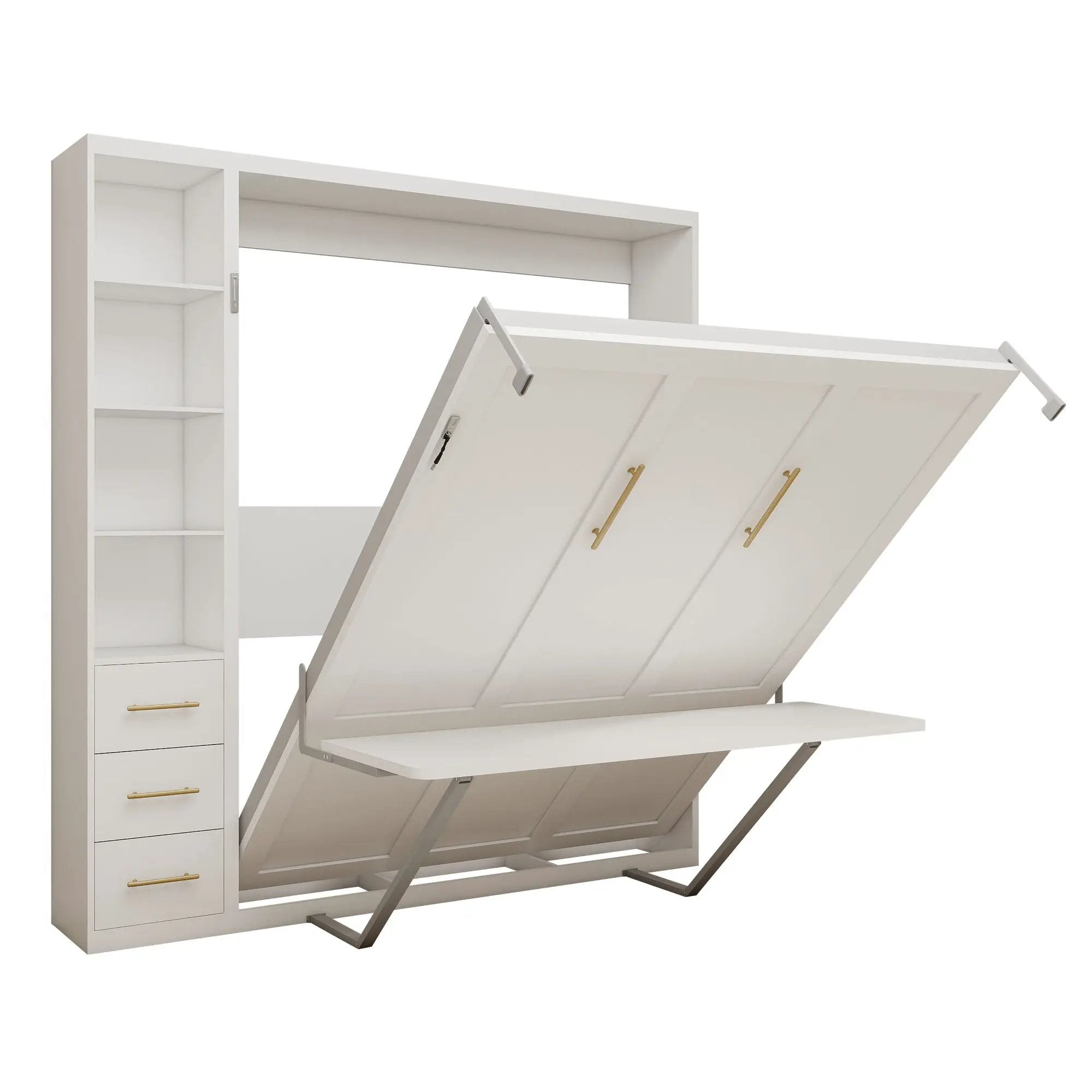 Folding Vertical Murphy Wall Bed by HouseOfZazla