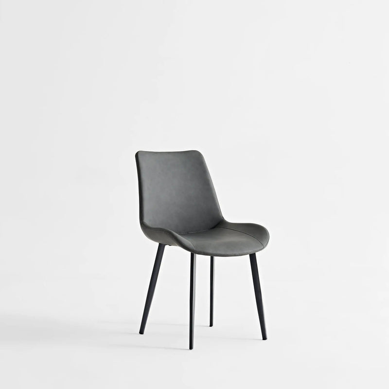 Dining Table Set, Chairs (Set of 2) - Gray by Unique Piece Furniture