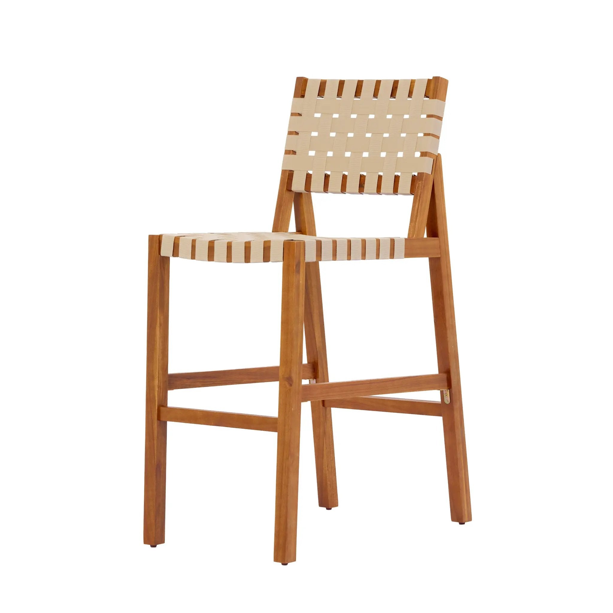 30.5 Inch Seat Height Outdoor Acacia Solid Wood Patio Furniture Set by HouseOfZazla