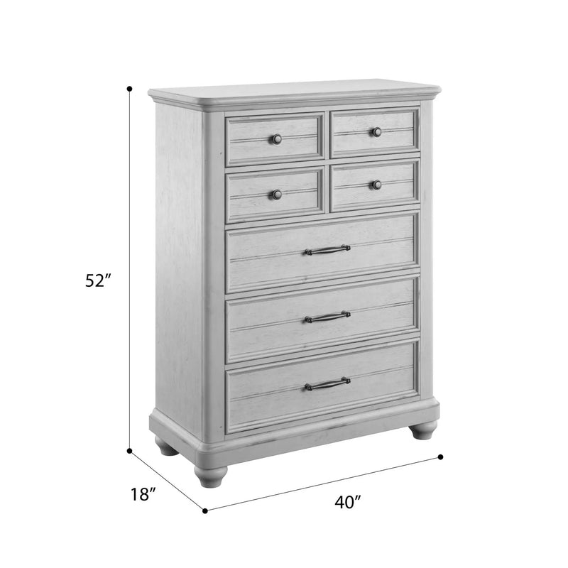 7 Drawer Chest - Gray by HouseOfZazla