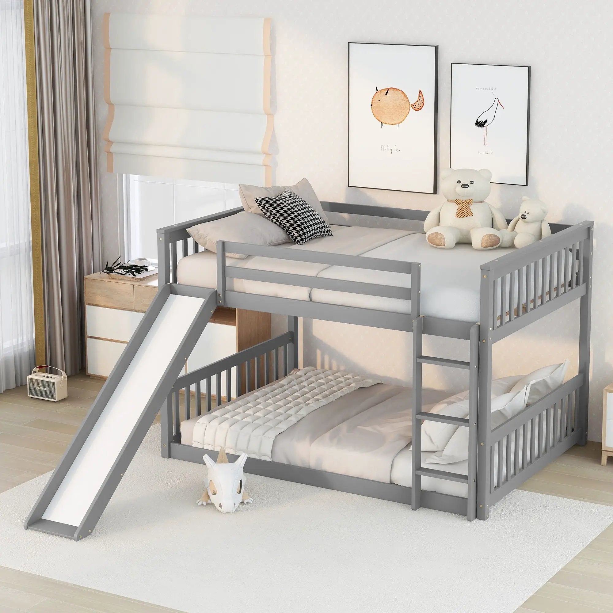 Bunk Bed With Slide And Ladder by Unique Piece Furniture