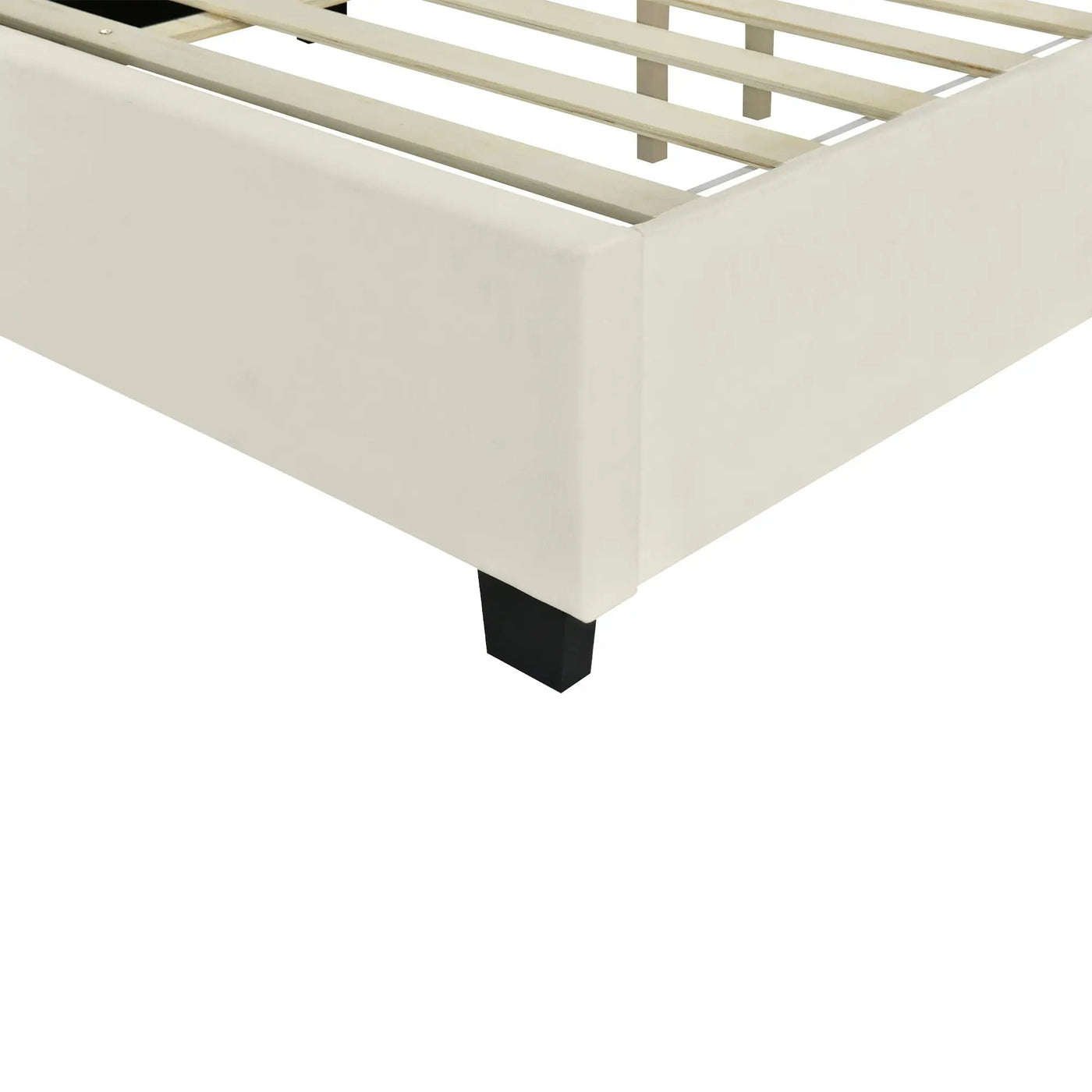 Upholstered Platform Bed With Big Headboard by HouseOfZazla