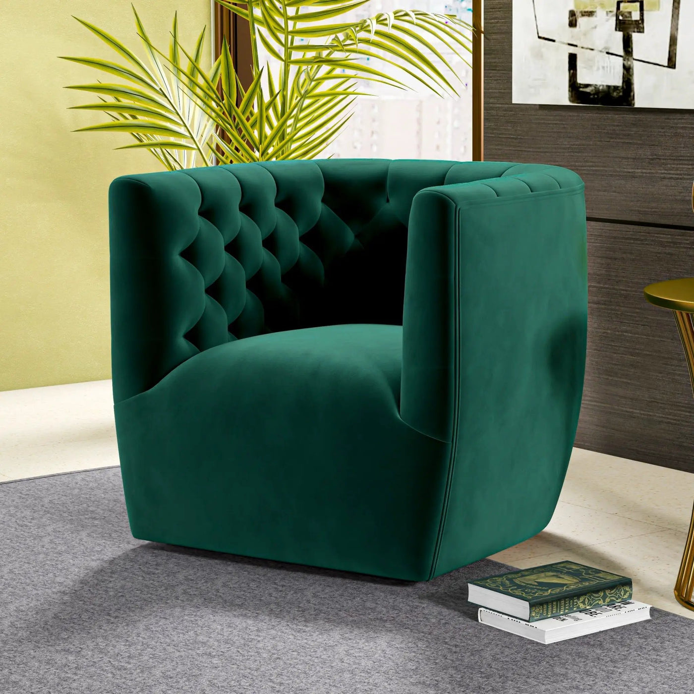 Delaney - Ergonomic Design Swivel Chair by HouseOfZazla