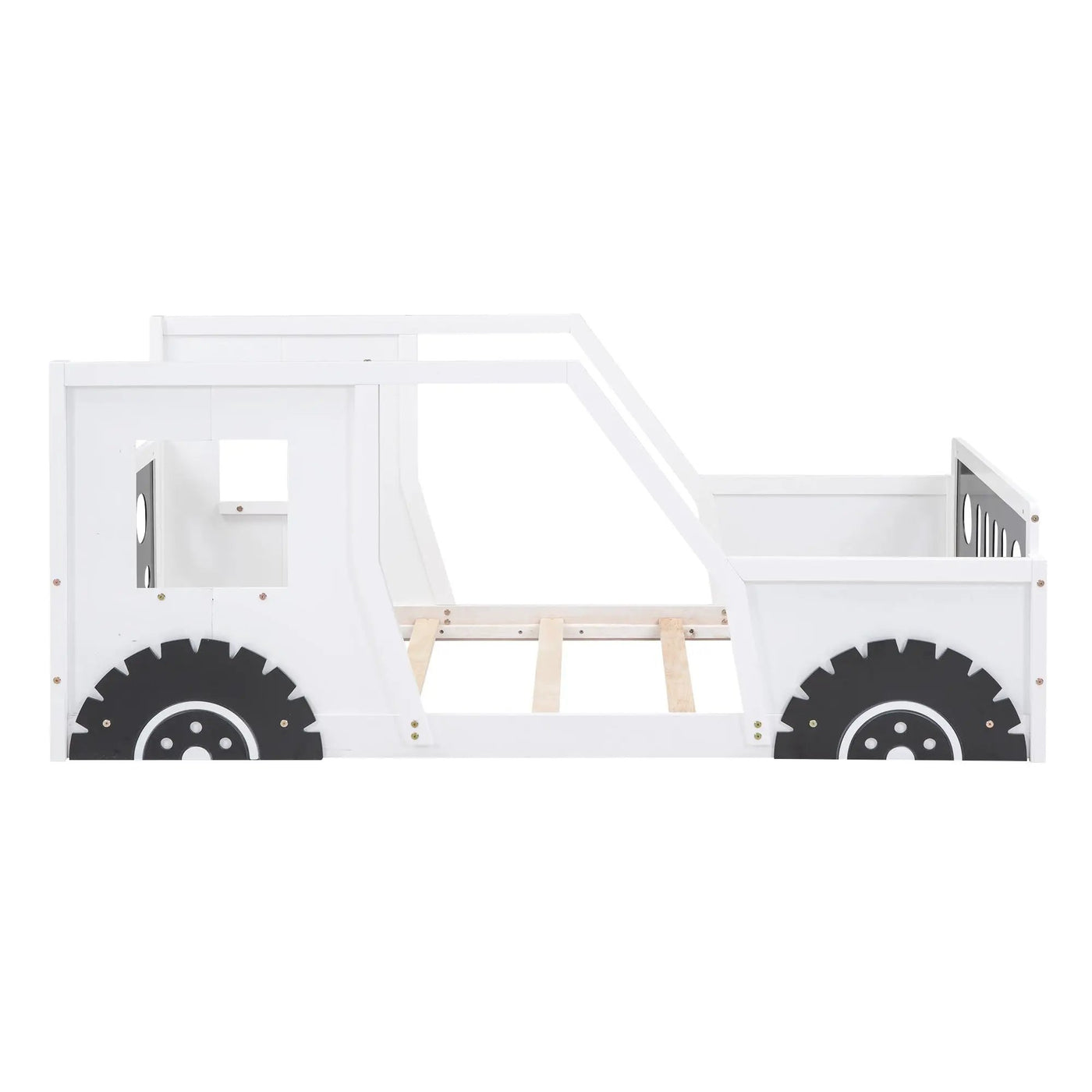 Classic Car Shaped Platform Bed With Wheels by HouseOfZazla