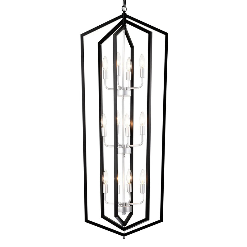 12-Light Farmhouse Kitchen Chandeliers, Matte by HouseOfZazla