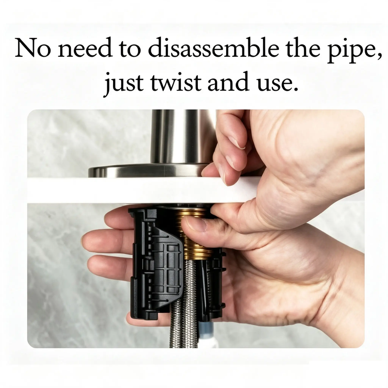 Quick-Install Faucet Pipe Lock Nuts by HouseOfZazla