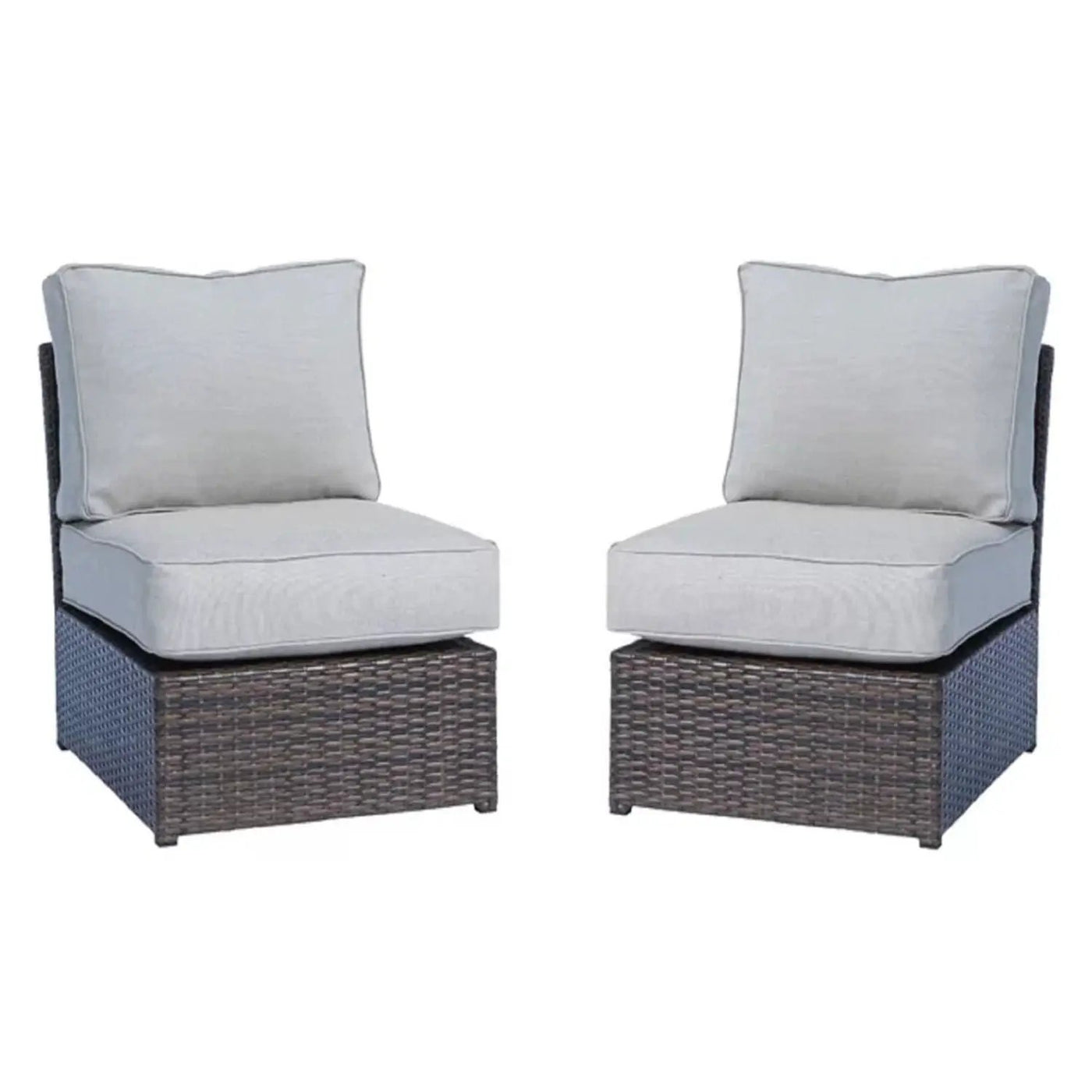 Comfortable Modern Patio Rattan Sectional Set With Cushions by Unique Piece Furniture