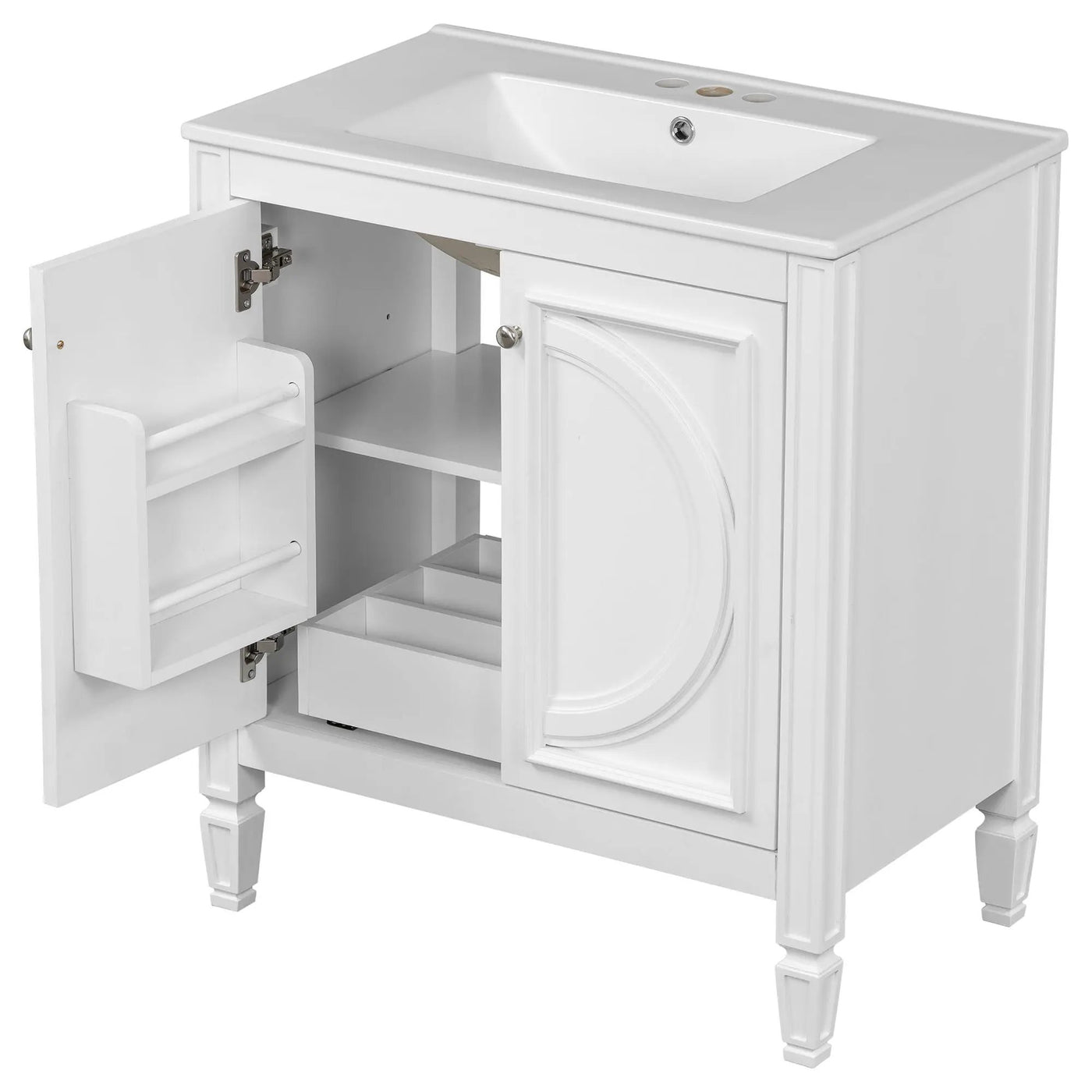 Bathroom Vanity With Sink With 2 Doors And Adjustable Shelf by HouseOfZazla