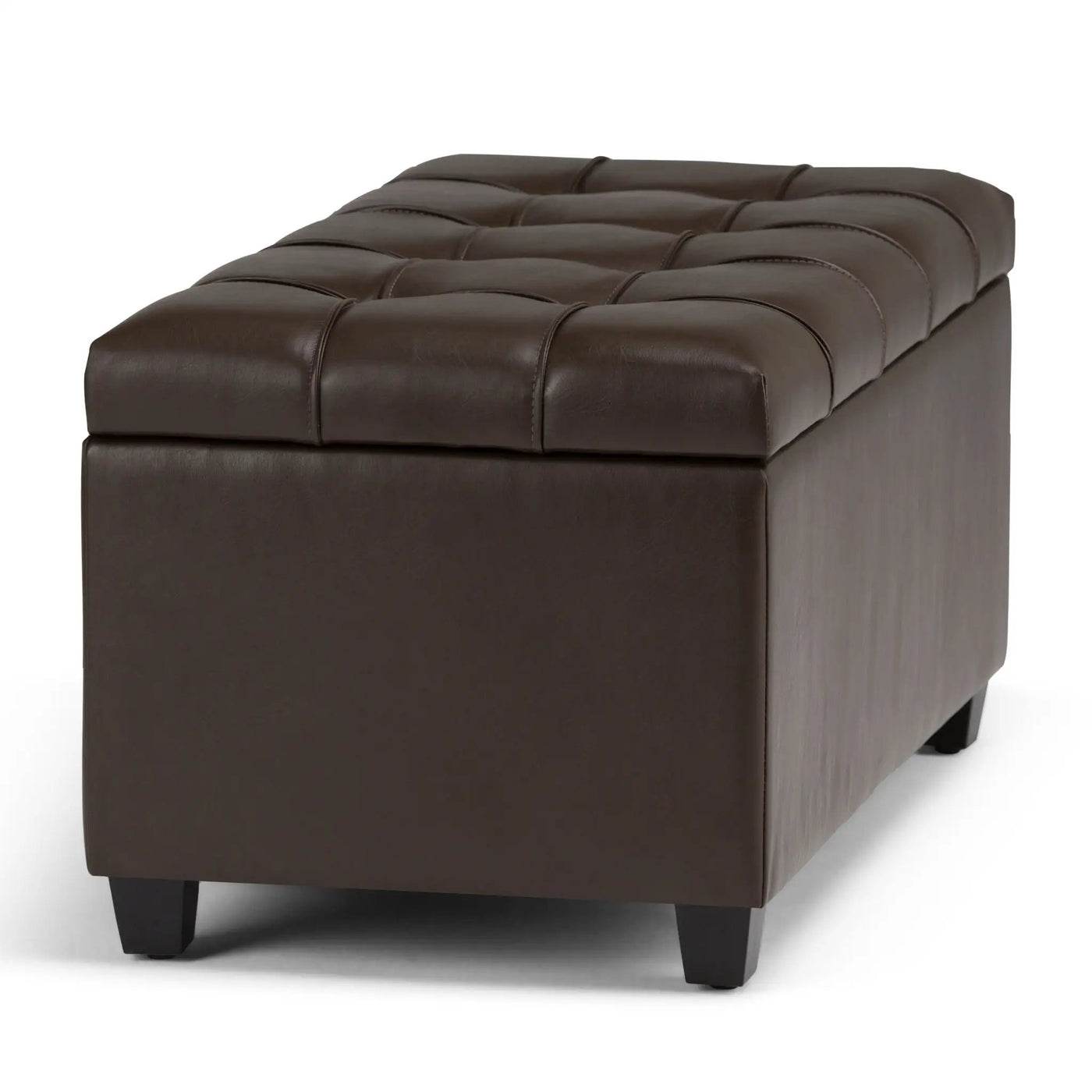 Sienna - Transitional Storage Ottoman Bench by HouseOfZazla