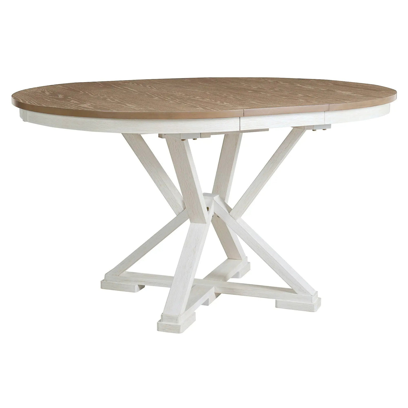 Dining Set With Extendable Round Table And 4 Upholstered Chairs by HouseOfZazla