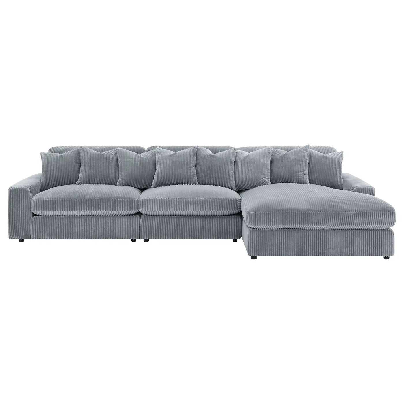 Cassidy - Upholstered Sectional Sofa With Reversible Cushions by HouseOfZazla