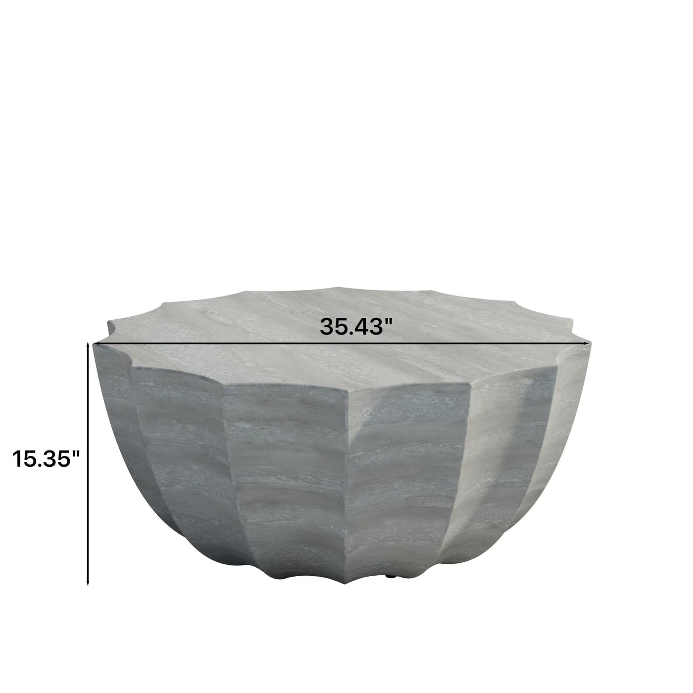 Modern Round Coffee Table For Indoor / Outdoor by HouseOfZazla