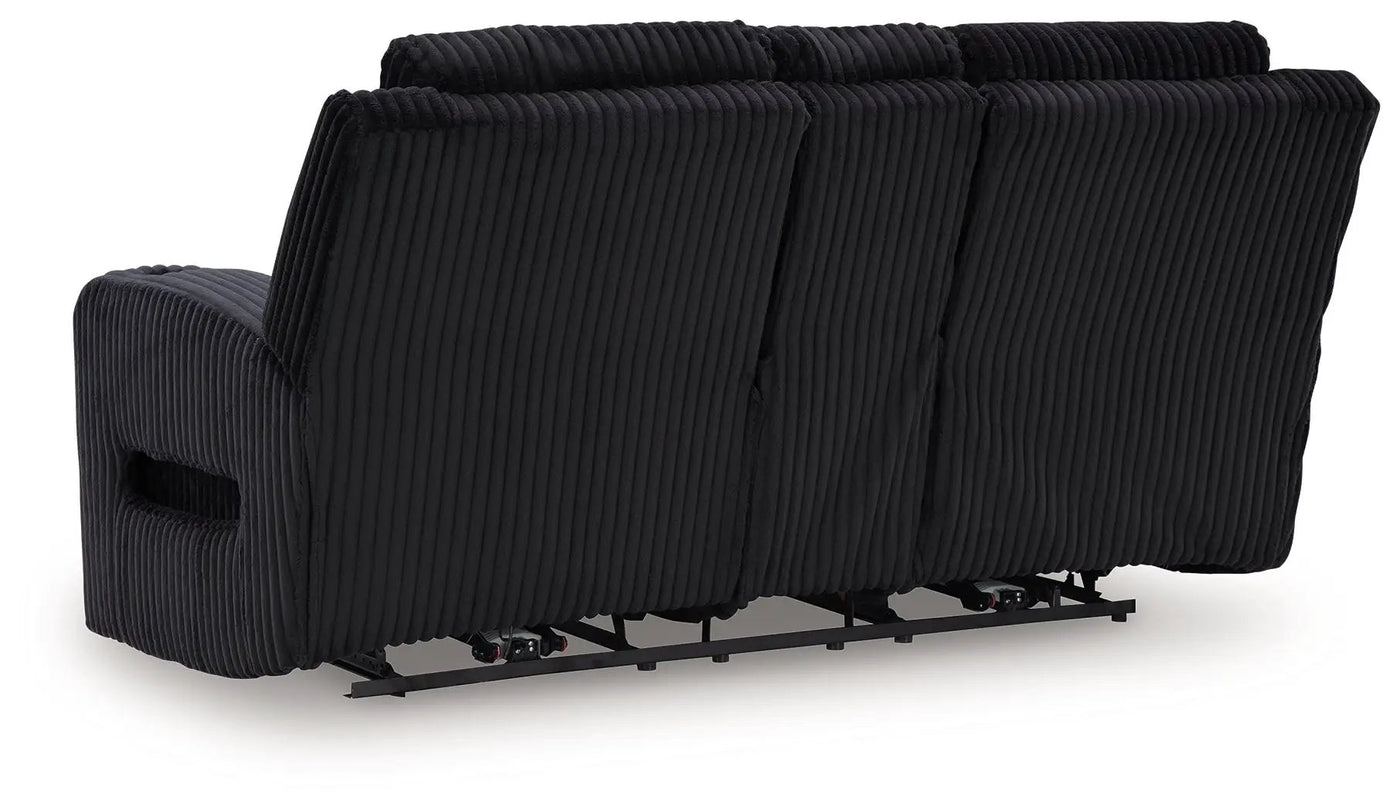 Forest Lake - Power Reclining Loveseat With Console / Adj Headrest by Unique Piece Furniture