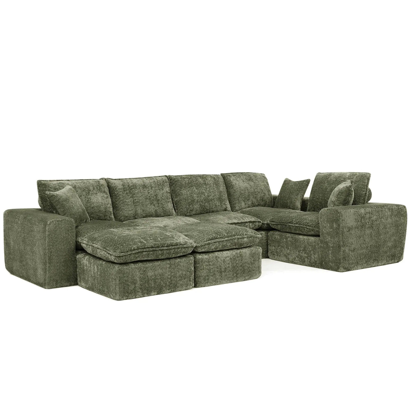 Sectional Sofa With Moveable Ottoman by HouseOfZazla