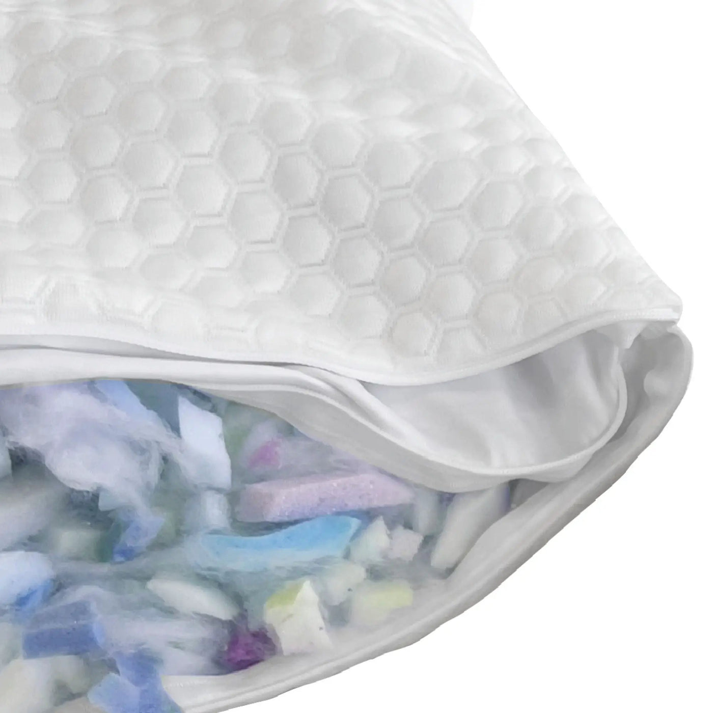 Ghostpillow Shredded - Customizable Soft Fluffy Gel Memory Foam & Siliconized Pillow by HouseOfZazla