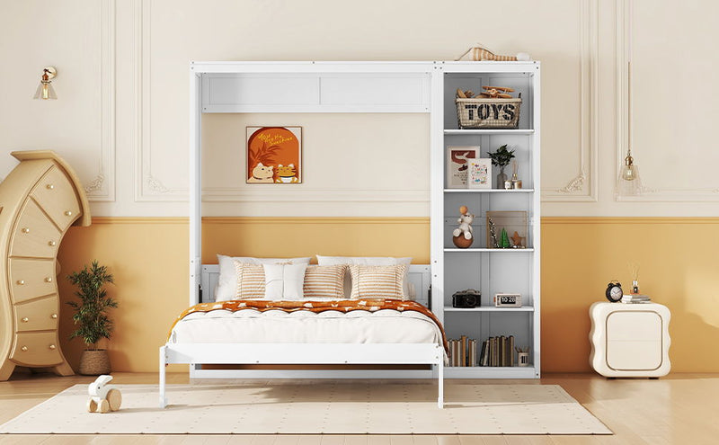 Murphy Wall Bed With Shelves by HouseOfZazla