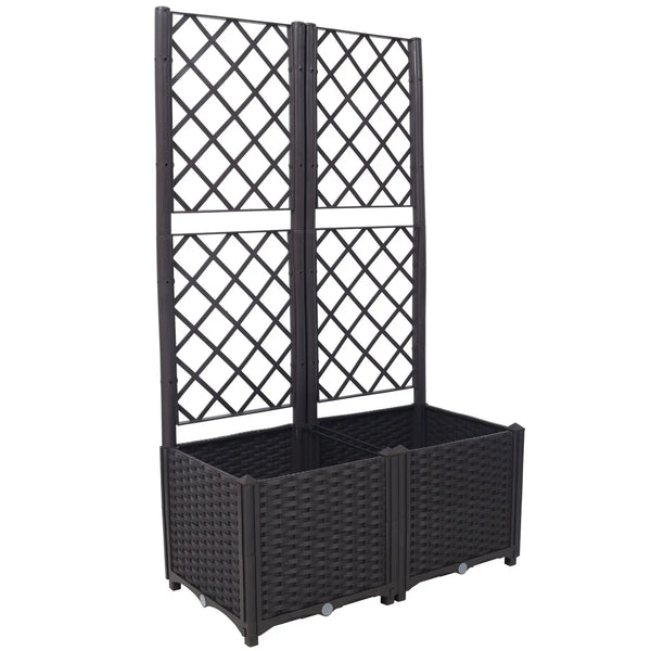 Poly Rattan Garden Planter