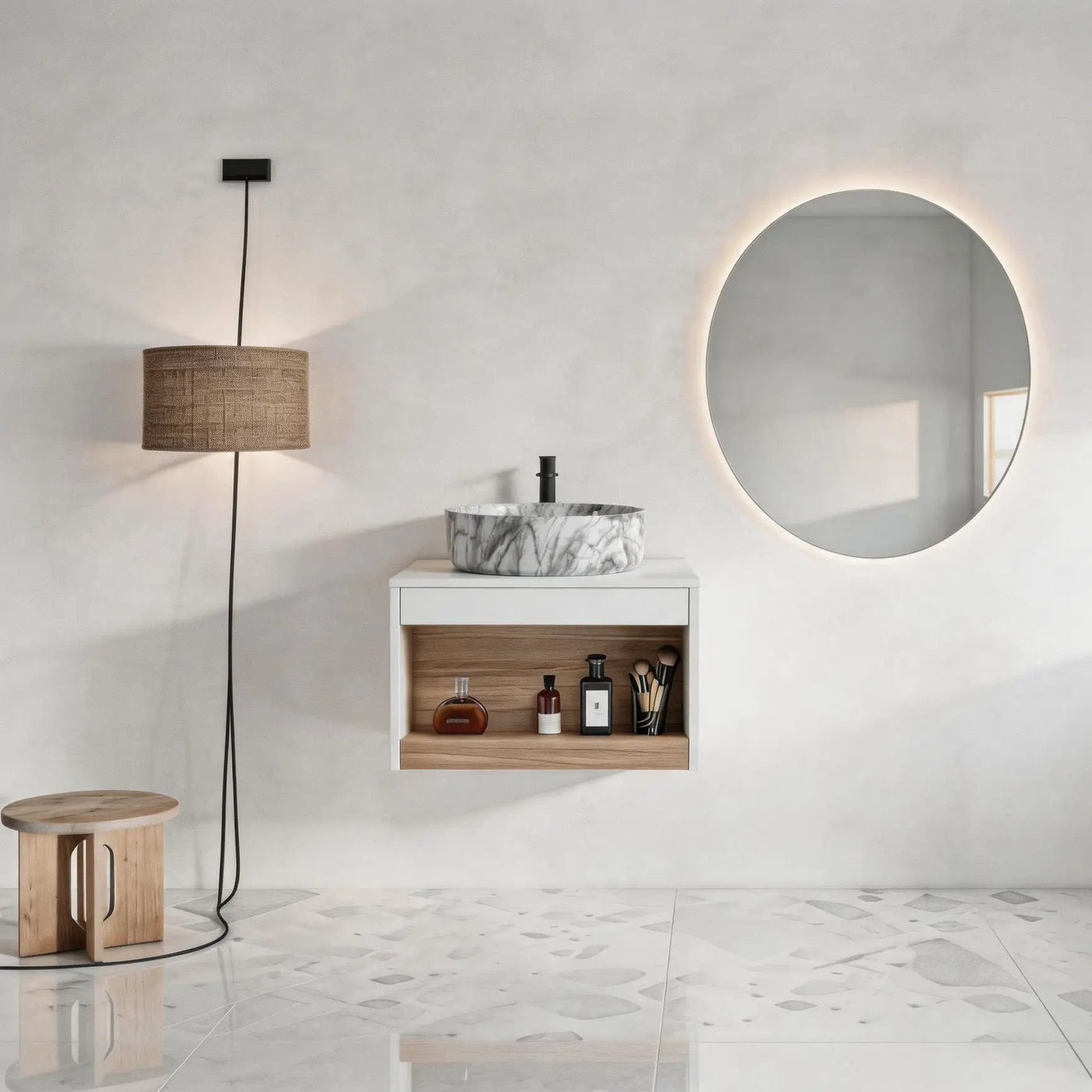 Floating Bathroom Vanity With Vessel Sink by Unique Piece Furniture