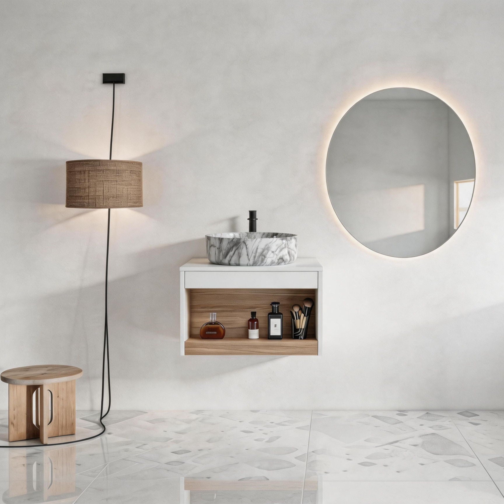 Floating Bathroom Vanity With Vessel Sink by Unique Piece Furniture