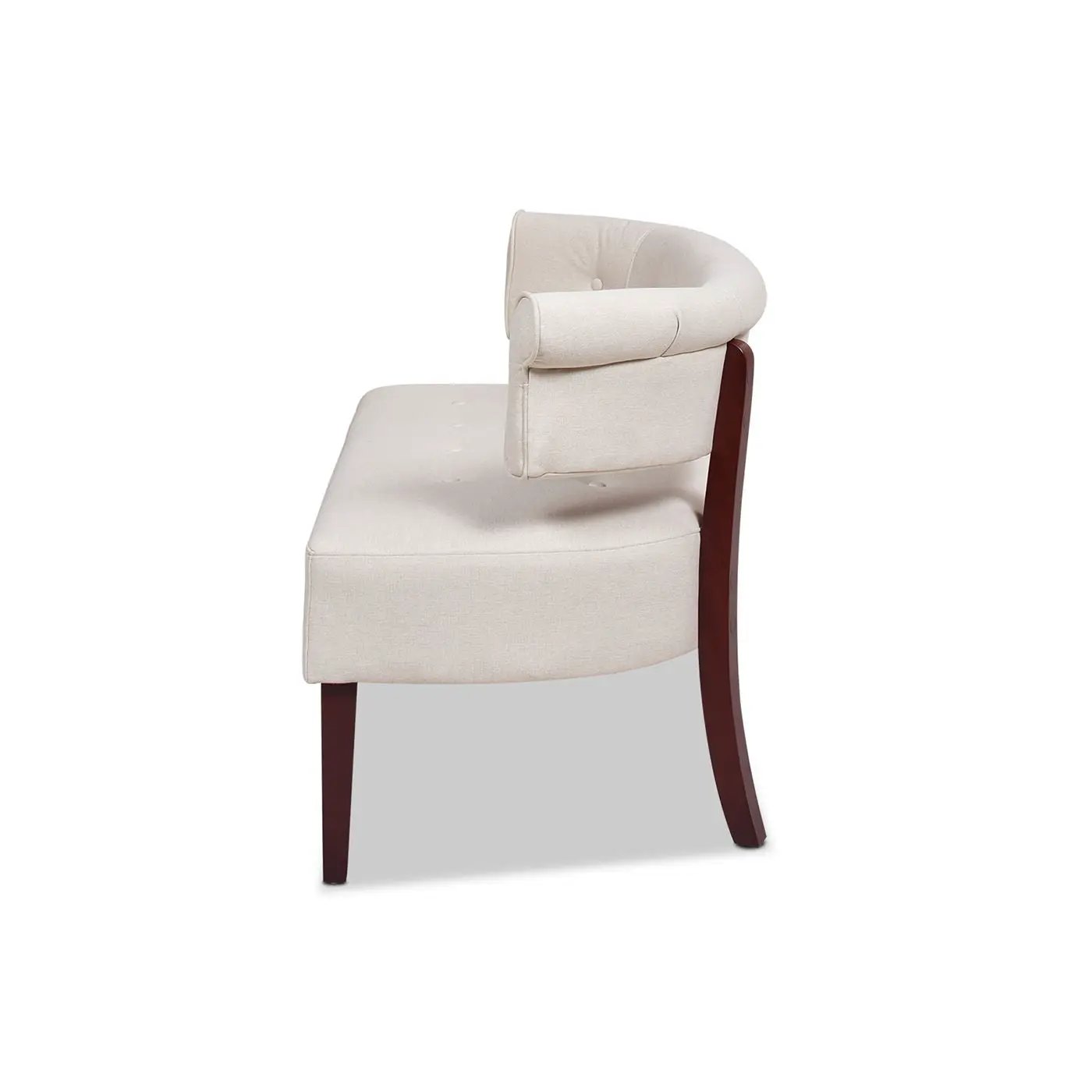 Jared - Versatile Roll Arm Tufted Bench Settee by HouseOfZazla