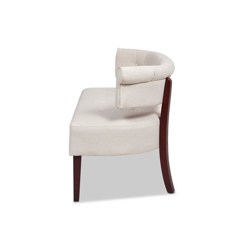 Jared - Versatile Roll Arm Tufted Bench Settee by Unique Piece Furniture