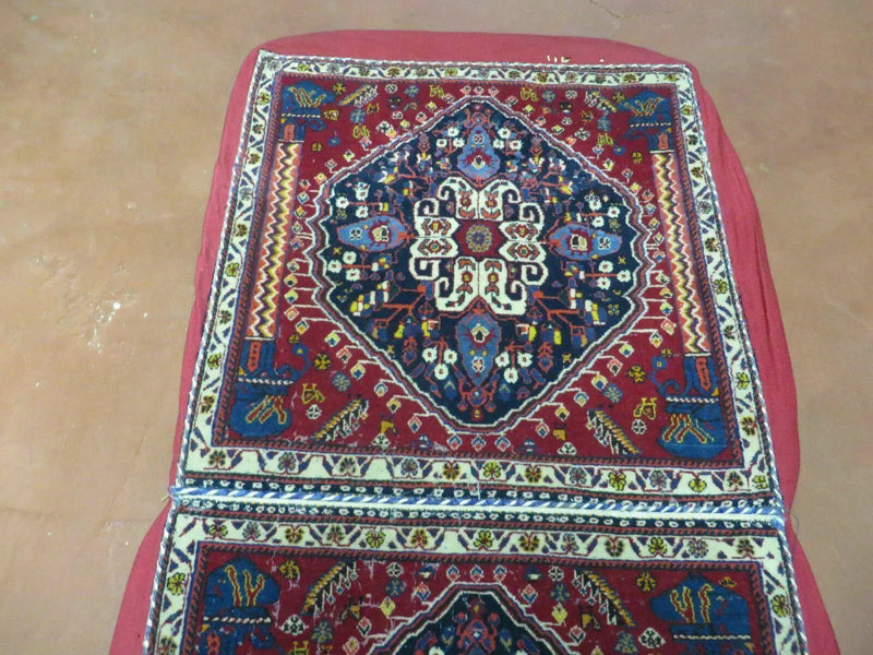 2'X 4' Antique Handmade Turkish Floral Oriental Wool Rug Pillow Case Cushion by Jewel Rugs