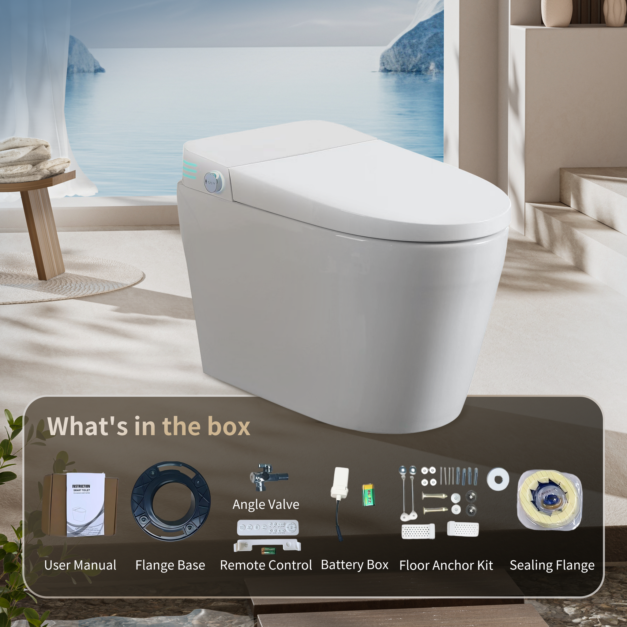 Tankless Smart Toilet With Bidet Built In by HouseOfZazla