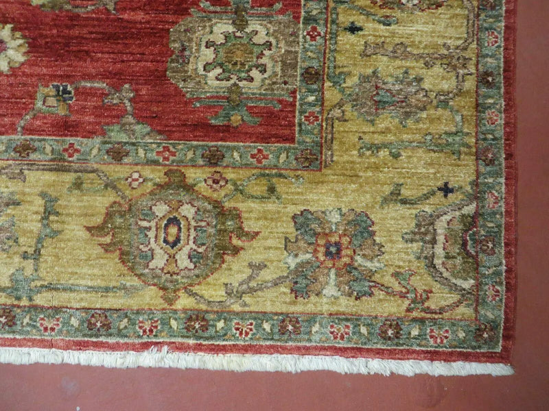6.5' X 7' Vintage Handmade Egypt Agra Wool Rug Carpet Square Beauty by Jewel Rugs