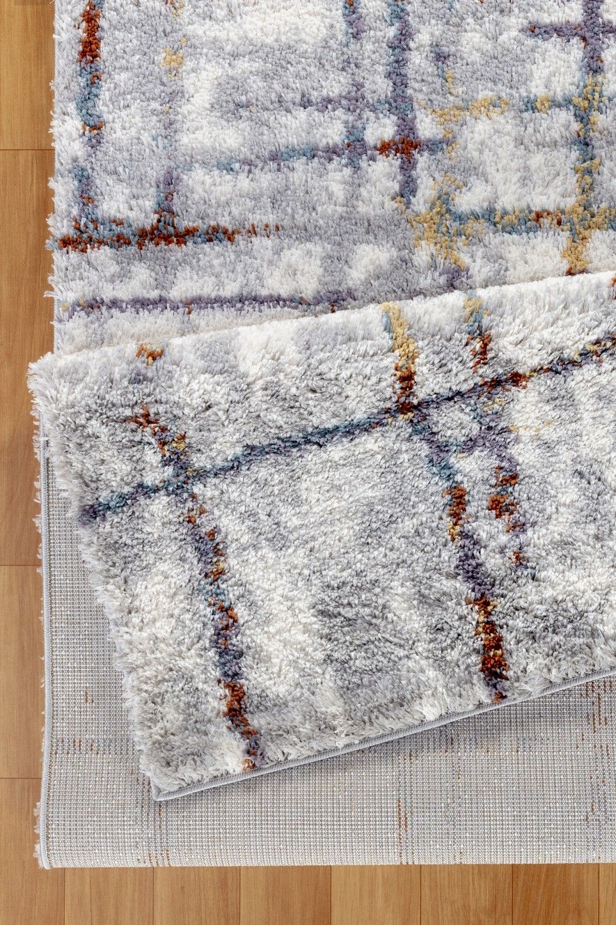 Loft Shag - 7'10" X 9'10" Shaggy Area Rug - Multi by HouseOfZazla