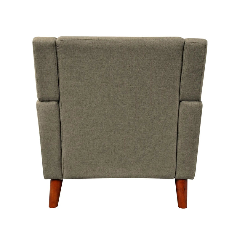 Luminaesque Fabric Upholstered Armchair With Tufted Back by HouseOfZazla