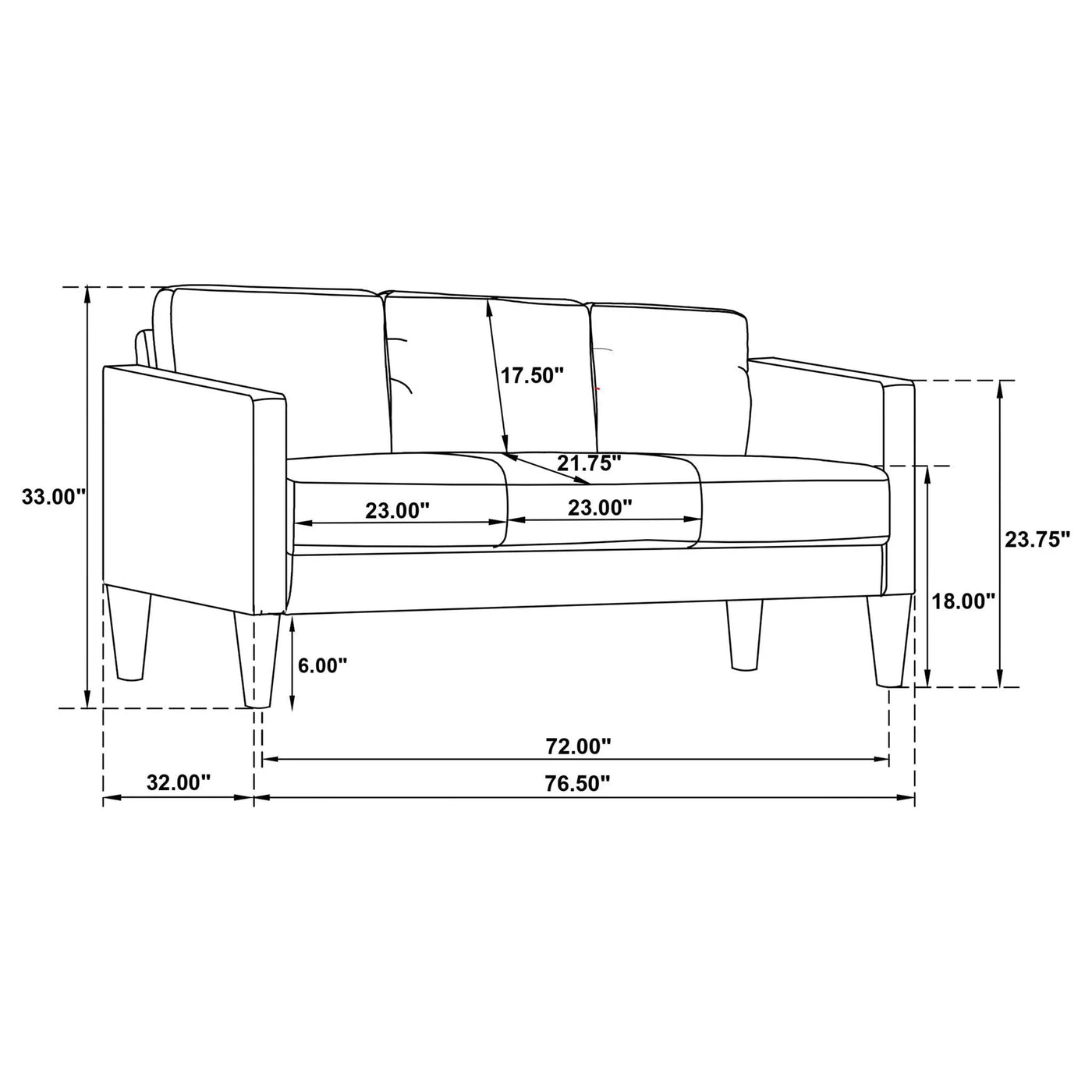 Farallone - Track Arm Sofa by HouseOfZazla
